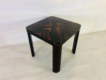 Art Deco Kaffeetisch Beistelltisch aus Makassarholz