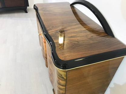 Art Deco Kommode Kaukasisches Nussbaumholz