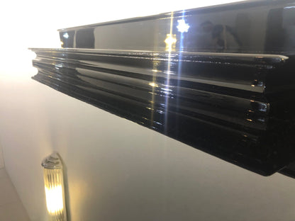 Schwarze Art Deco Kommode 1930er