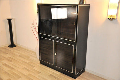Vitrine im Art-Deco-Stil der 1940er Jahre