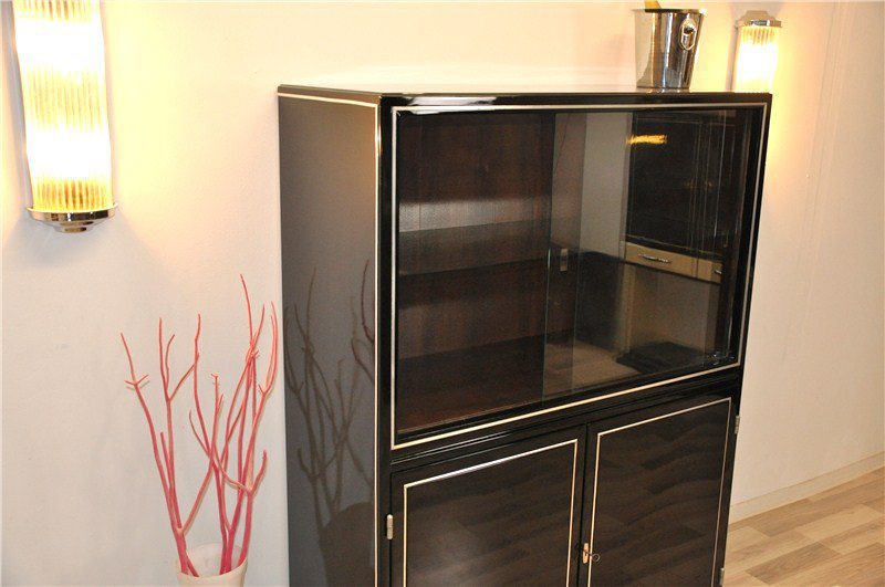 Vitrine im Art-Deco-Stil der 1940er Jahre