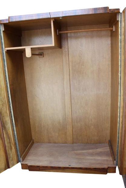 Art Deco Wurzelholz Schrank