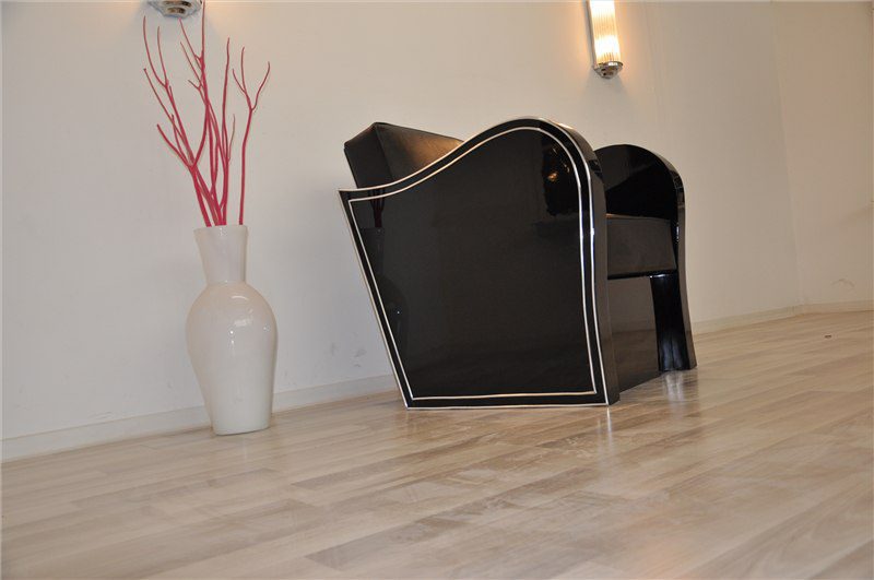 Chromliner Art Deco Stil Sessel