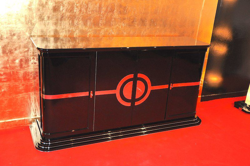 Art-Deco-Sideboard / NEW YORKER Chromliner
