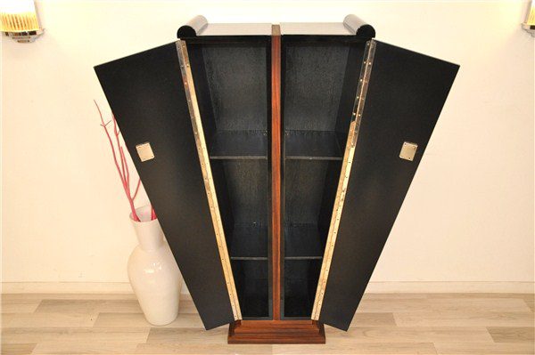 Art Deco Tulip Cabinet with Rosewood