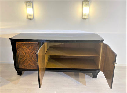 Französisches Art Deco Sideboard Nussbaum 1930er Jahre