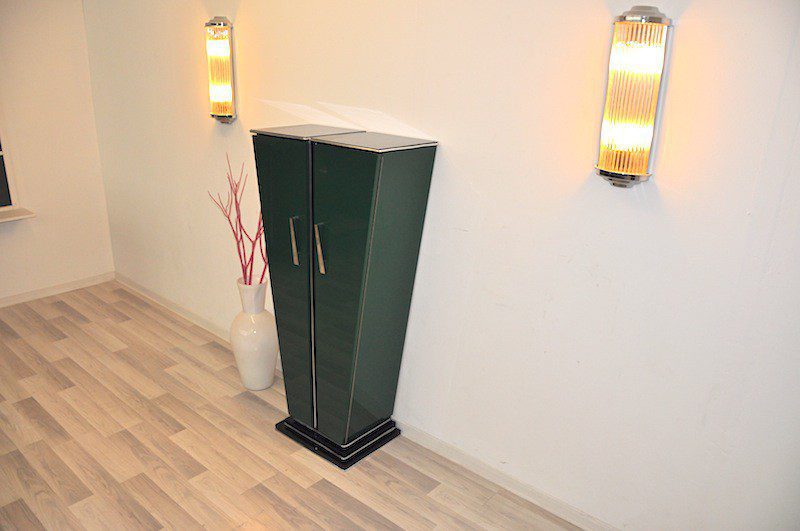 Große Art Deco Konsole Elien Chopardt Green Edition