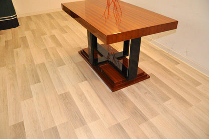 Art Deco Beistelltisch mit Mahagoni Furnier