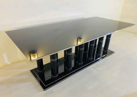 Französischer Art Deco Esstisch mit Säulen Design