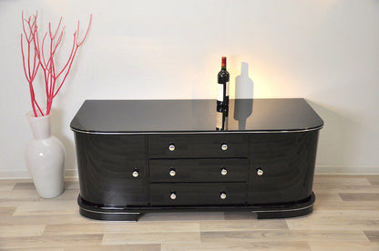 Rundes Art Deco Lowboard