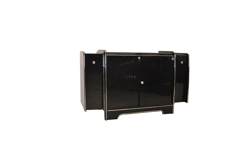 Art-Deco-Sideboard mit Barerweiterungen