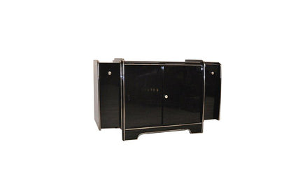 Art-Deco-Sideboard mit Barerweiterungen