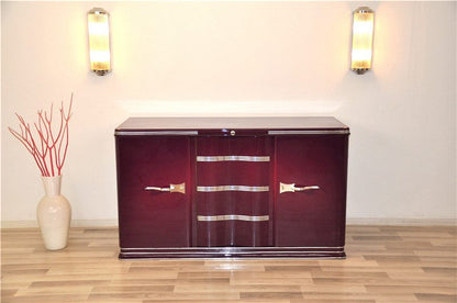 1930s Art Deco Sideboard with a Lilac Lacquer