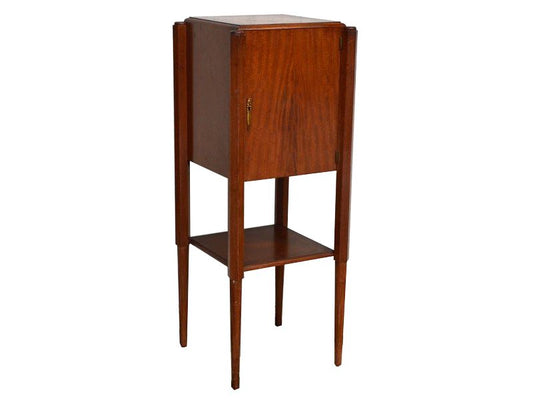 Art Deco Beistellschrank aus Nussbaumholz