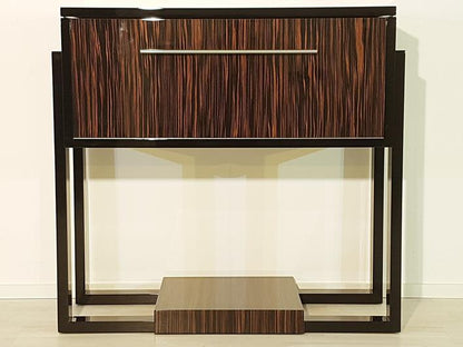 Art Deco Konsole mit Makassarholz