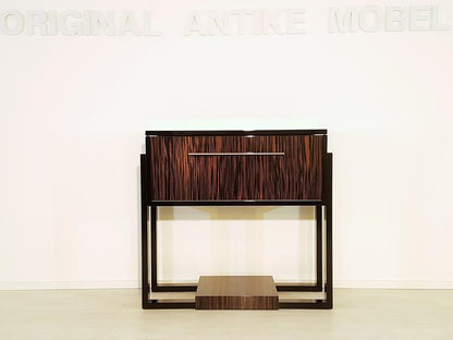 Art Deco Konsole mit Makassarholz