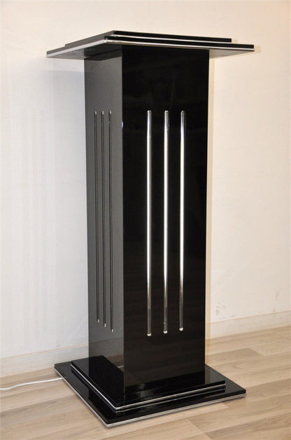 Schöne Säulen-Lampe im Art Deco-Stil