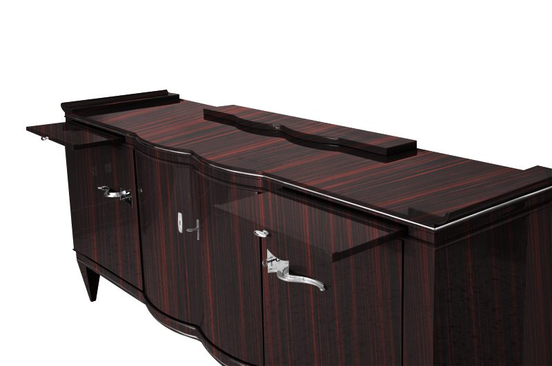 Makassar Sideboard aus der Art Deco Ära