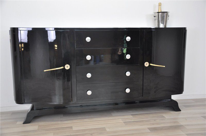 Antikes Art Deco Sideboard mit Schubladen
