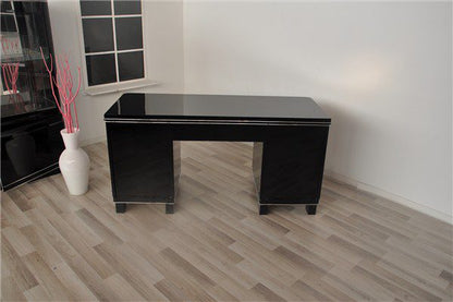 Schmaler Art Deco Schreibtisch