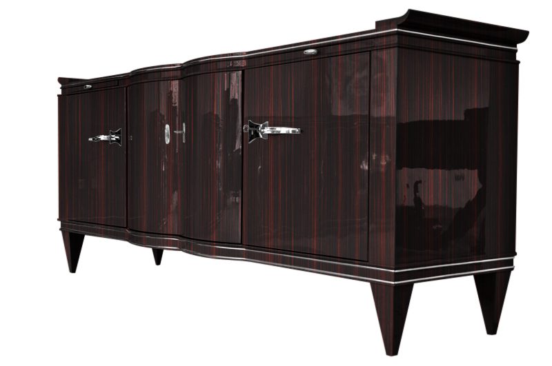 Makassar Sideboard aus der Art Deco Ära