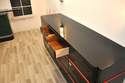 Englisches Art Deco Sideboard aus einem Londoner Hotel
