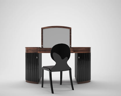 Art Deco Makassar Schminktisch