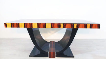 Art Deco Esstisch mit wundervollem Palisander