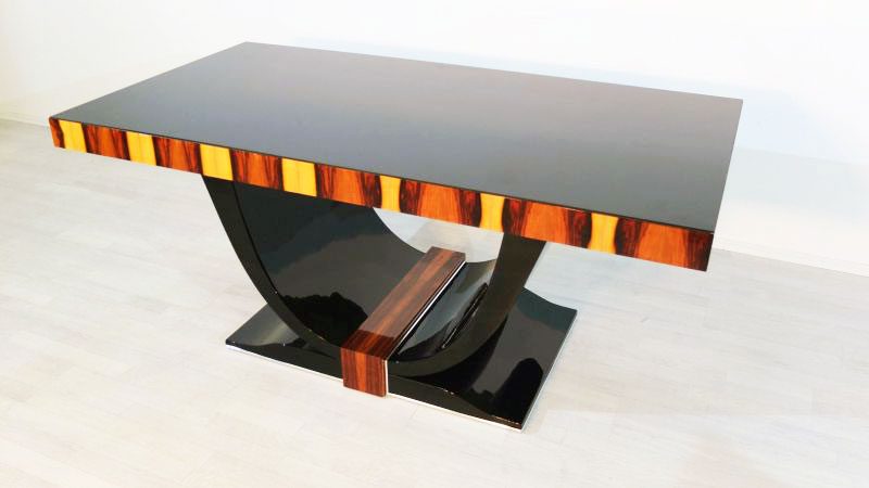 Art Deco Dining Table with Wonderful Palisander