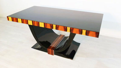 Art Deco Dining Table with Wonderful Palisander