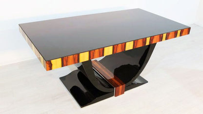 Art Deco Dining Table with Wonderful Palisander