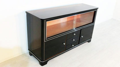 Art-déco-Vitrinen-Sideboard aus Deutschland