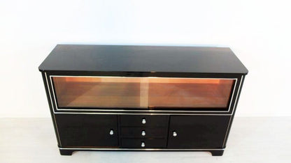 Art-Deco-Vitrinen-Sideboard aus Deutschland