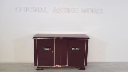 Art-Deco-Sideboard mit einzigartiger lila Lackierung