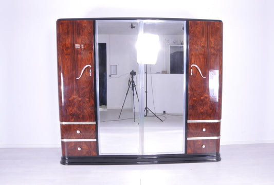 Art Deco Palisander-Holz Schrank aus den 1920er Jahren
