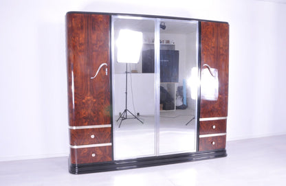 Art Deco Palisander-Holz Schrank aus den 1920er Jahren