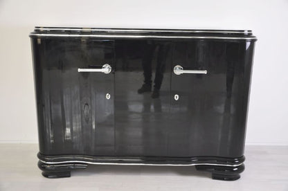 Französisches Art-Deco-Sideboard mit Schwingtüren