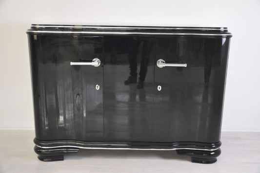 French Art Deco Sideboard with Swing Doors