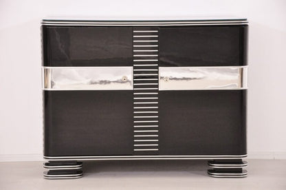 Art-Deco-Chrom-Kommode