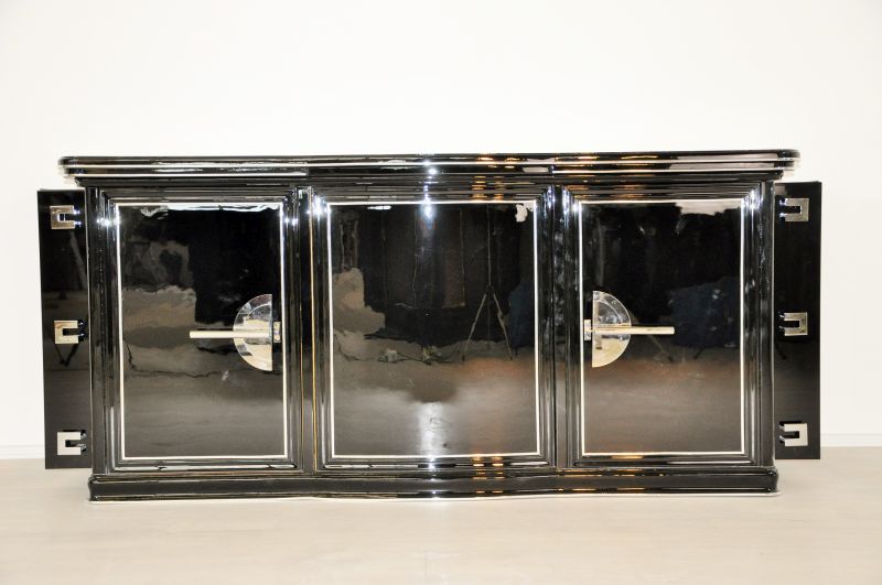 Art-Deco-Buffet mit Seitenwänden