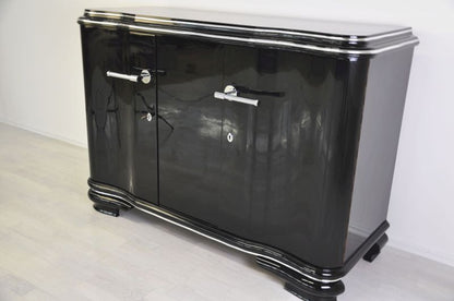 Französisches Art-Deco-Sideboard mit Schwingtüren