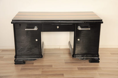 Art Deco Desk made of Indian Apple Wood