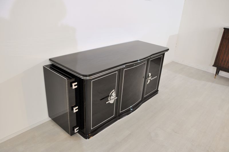 Art-Deco-Buffet mit Seitenwänden