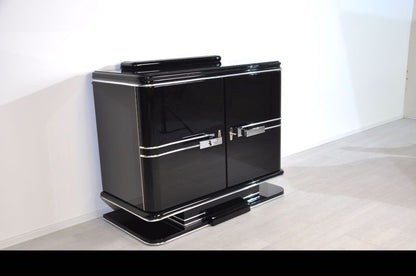 Originale Art-Deco-Chromkommode
