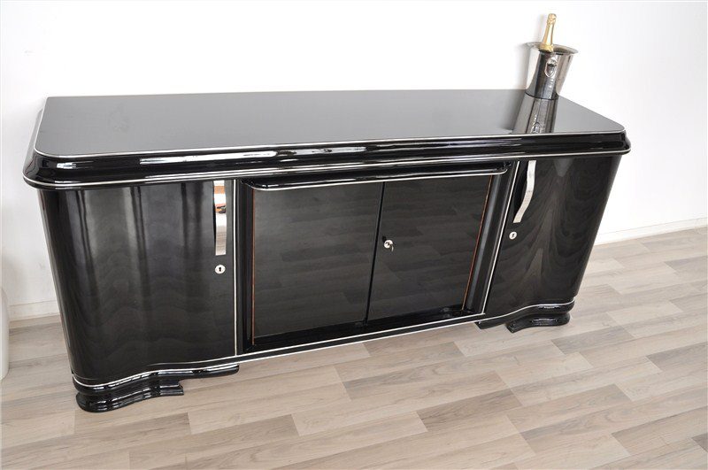 Art-Deco-Lowboard mit großer Schublade