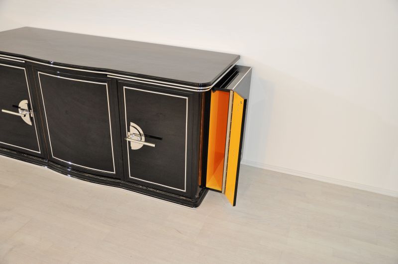 Art-Deco-Buffet mit Seitenwänden