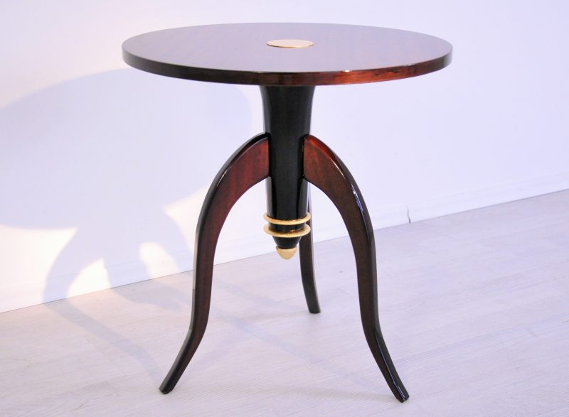 Art Deco Tripod Side Table