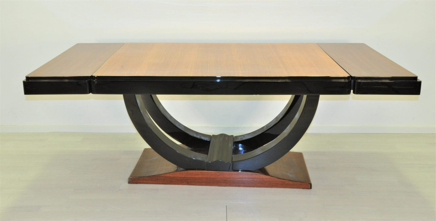 Art Deco Palisander Design Esstisch 1930er Jahre