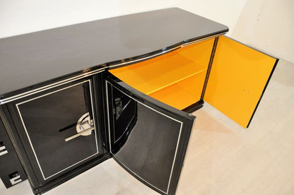 Art-Deco-Buffet mit Seitenwänden