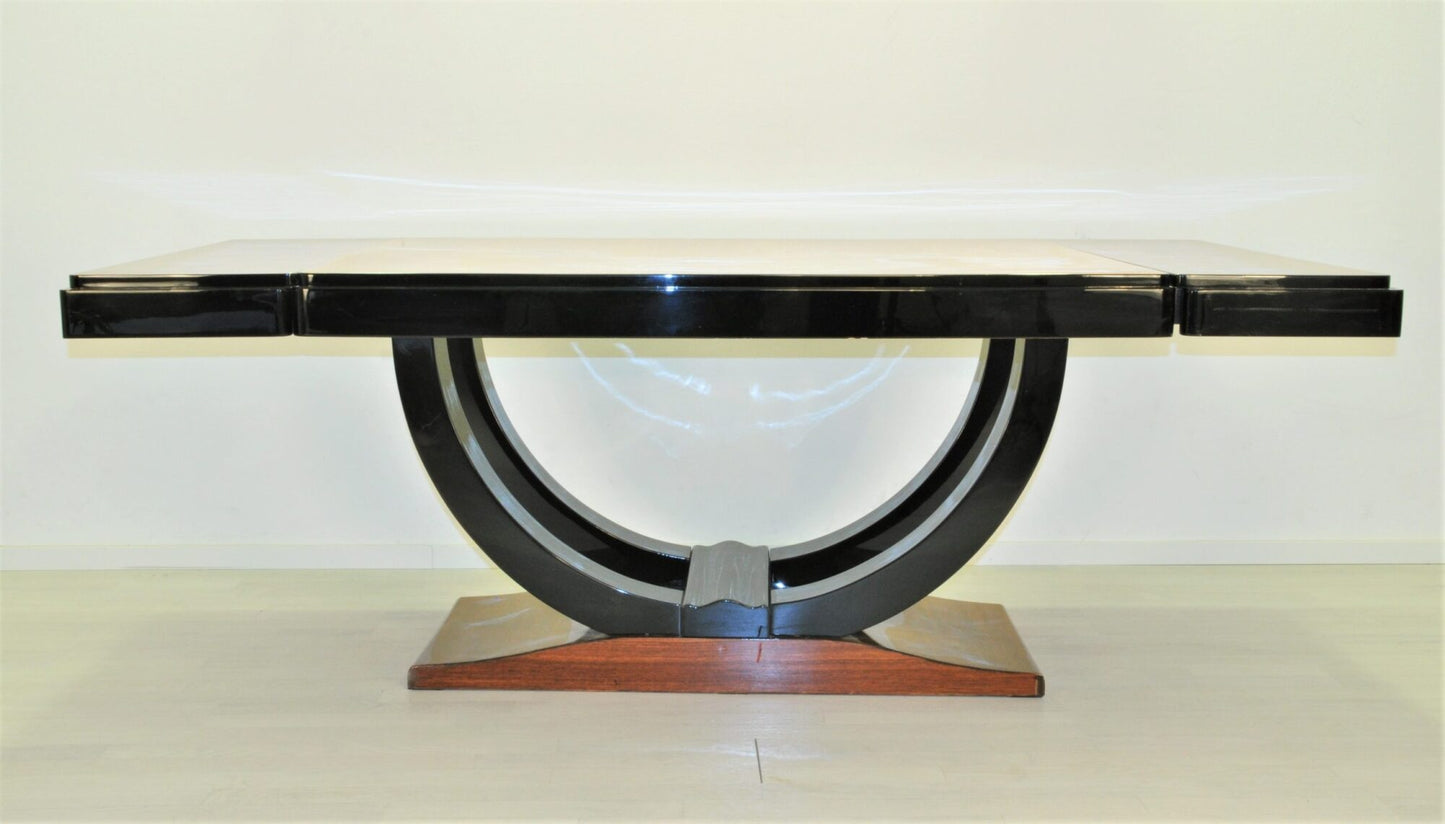 Art Deco Palisander Design Esstisch 1930er Jahre